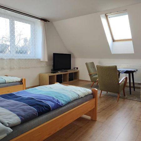 Апартаменты Apartman V Podkrovi Добрушка Экстерьер фото
