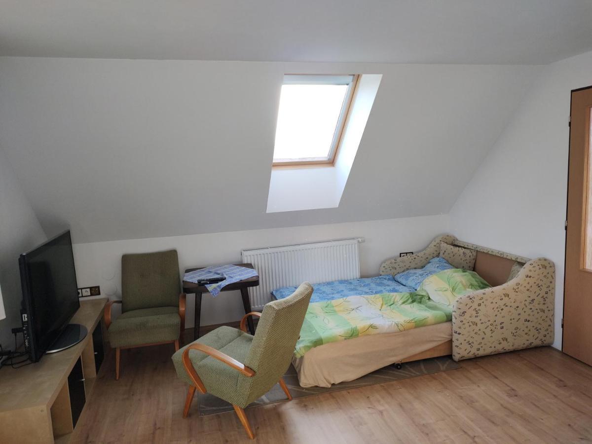 Апартаменты Apartman V Podkrovi Добрушка Экстерьер фото